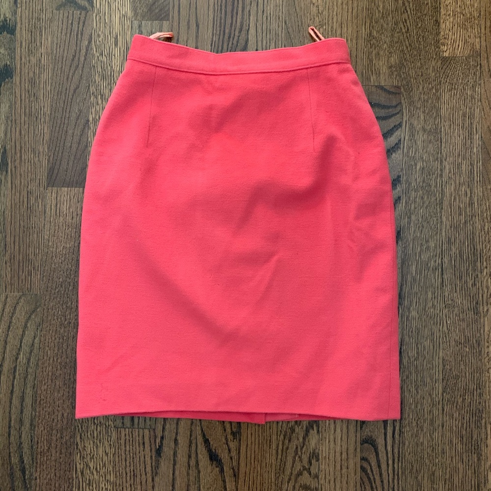 Vintage Claire Paris wool and cashmere skirt